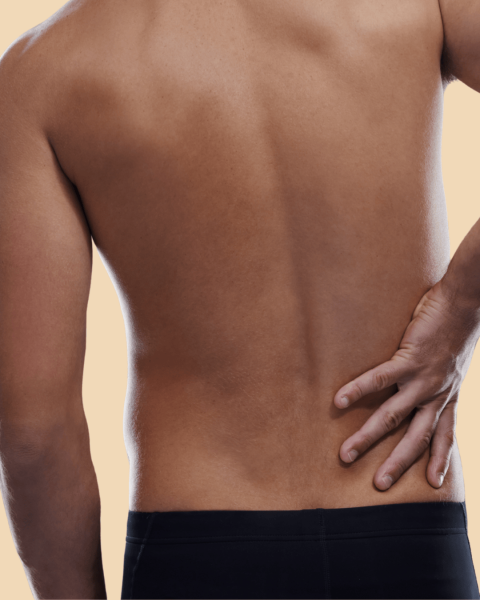 Epilation dos : Bas du dos